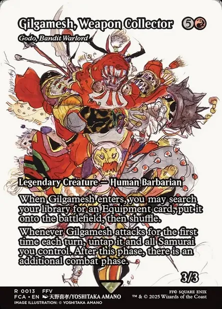 Godo, Bandit Warlord, Magic card FCA 13 — Final Fantasy: Through the Ages set