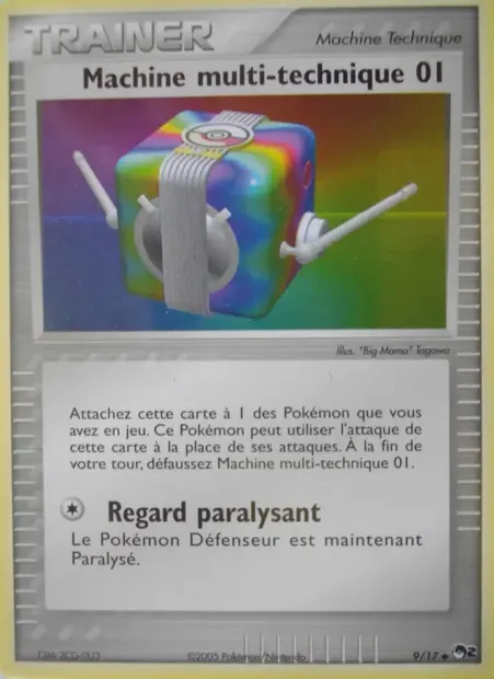 Machine multi-technique 01, carte Pokémon P2 9 — extension POP Série 2