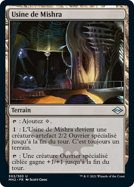 Usine de Mishra, carte Magic MH2 302 — extension Horizons du Modern 2