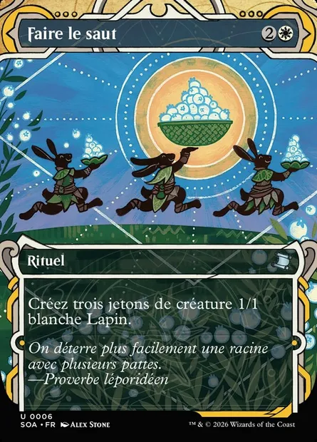 Faire le saut, carte Magic SOA 6 — extension Secrets of Strixhaven Mystical Archive