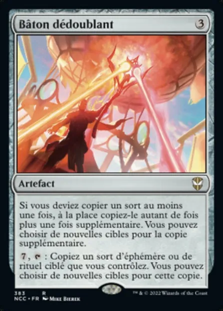 Bâton dédoublant, carte Magic NCC 383 — extension New Capenna Commander