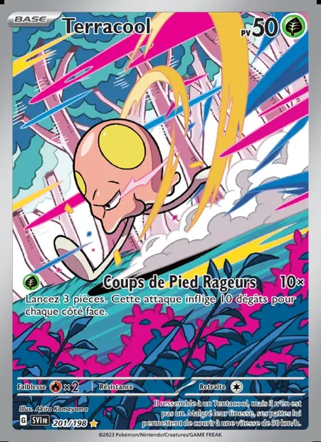 Terracool, carte Pokémon SVI 201 — extension Écarlate et Violet