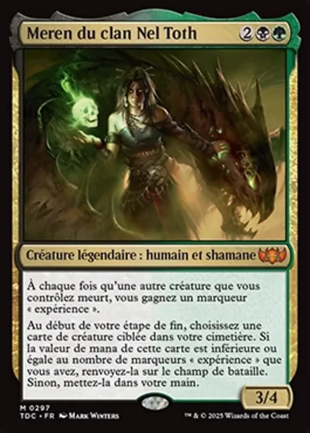 Meren du clan Nel Toth, carte Magic TDC 297 — extension Tarkir: Dragonstorm Commander