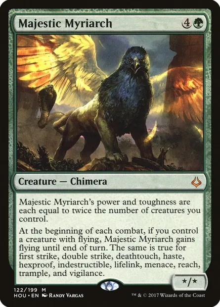 Majestic Myriarch, Magic card HOU 122 — Hour of Devastation set