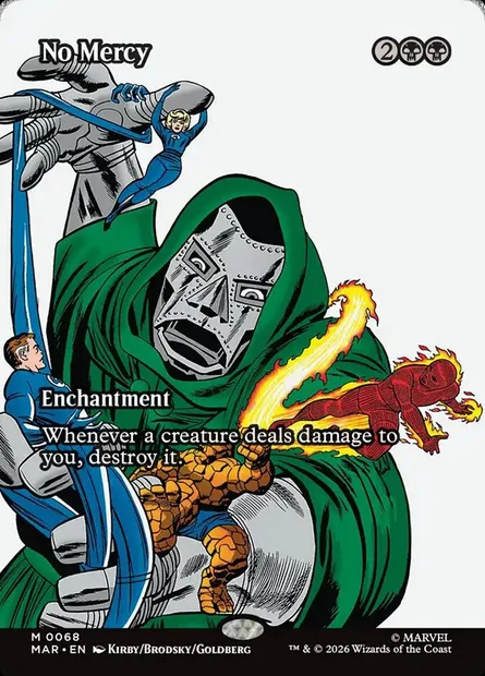 Aucune pitié, carte Magic MAR 68 — extension Marvel Universe