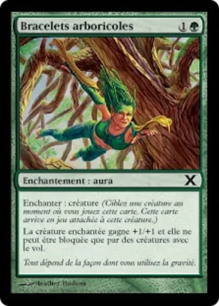Bracelets arboricoles, carte Magic 10E 304 — extension Dixième édition