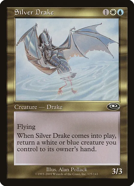Silver Drake, Magic card PLS 125 — Planeshift set