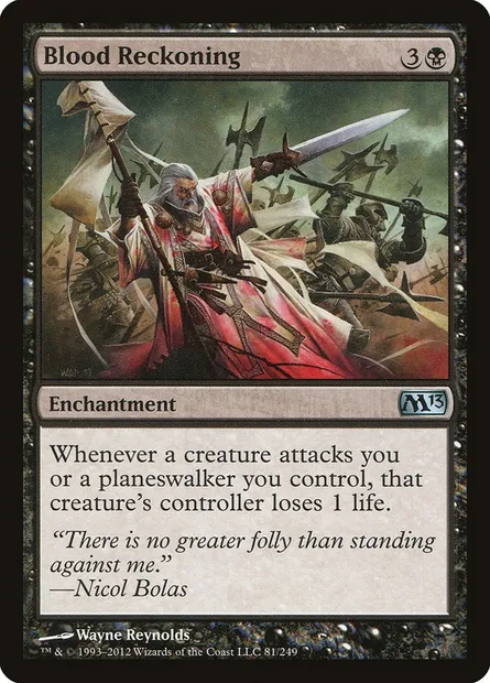 Blood Reckoning, Magic card M13 81 — Magic 2013 set