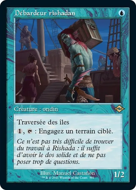 Débardeur rishadan, carte Magic MH2 391 — extension Horizons du Modern 2
