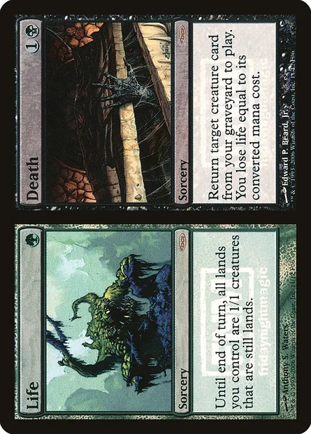 Life // Death, carte Magic F06 11a — extension Friday Night Magic 2006