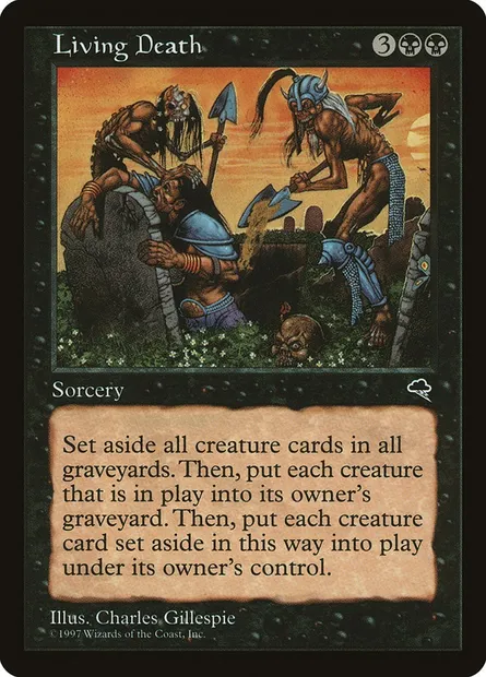 Living Death, Magic card TMP 142 — Tempest set