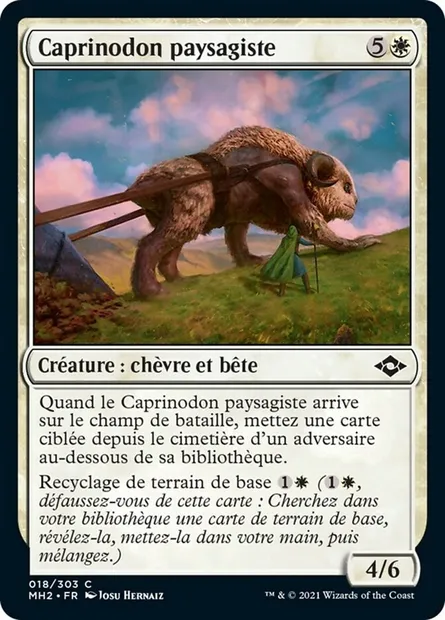 Caprinodon paysagiste, carte Magic MH2 18 — extension Horizons du Modern 2