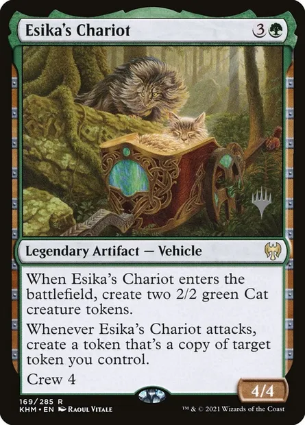 Chariot d'Esika, carte Magic PKHM 169p — extension Kaldheim Promos