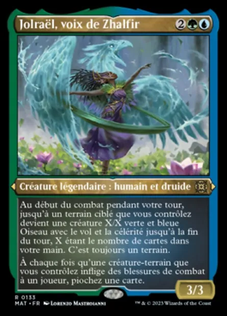 Jolraël, voix de Zhalfir, carte Magic MAT 133 — extension L'invasion des machines : le jour d'après