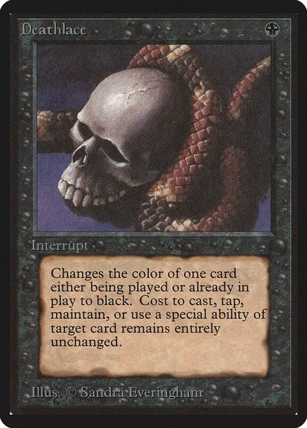 Deathlace, Magic card LEB 102 — Limited Edition Beta set