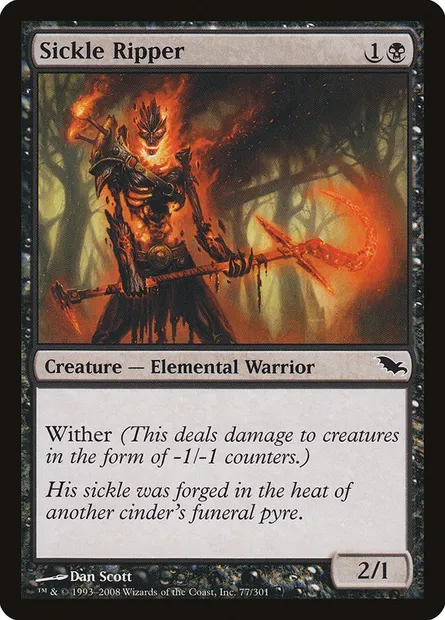 Sickle Ripper, Magic card SHM 77 — Shadowmoor set