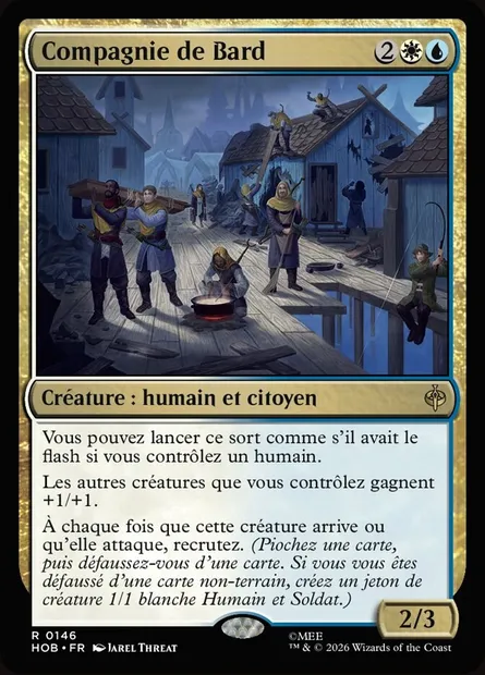 Compagnie de Bard, carte Magic HOB 146 — extension The Hobbit