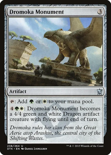 Dromoka Monument, Magic card DTK 238 — Dragons of Tarkir set