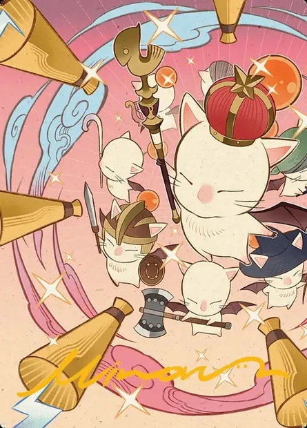Summon: Good King Mog XII // Summon: Good King Mog XII, carte Magic AFIN 41 — extension Final Fantasy Art Series