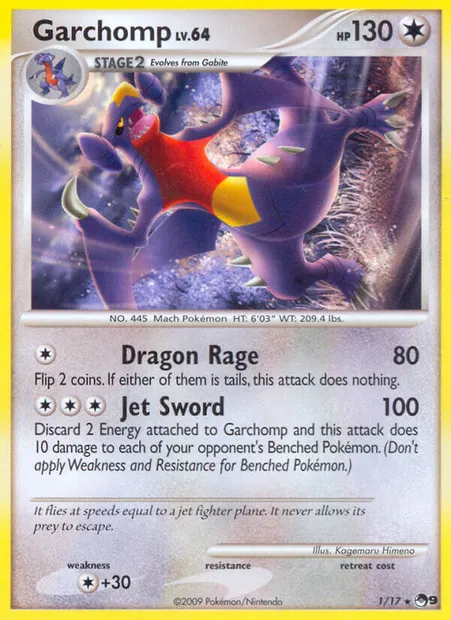 Garchomp, Pokémon card P9 1 — POP Series 9 set