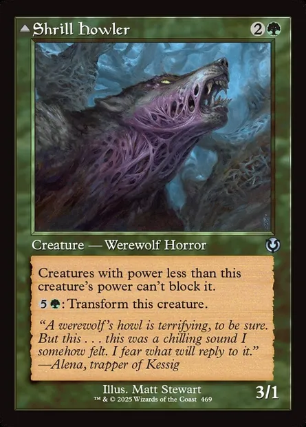 Shrill Howler // Howling Chorus, Magic card INR 469 — Innistrad Remastered set