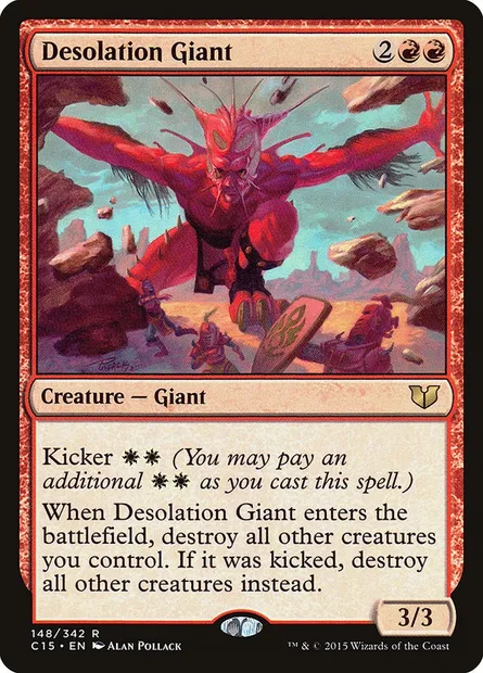 Desolation Giant, Magic card C15 148 — Commander 2015 set