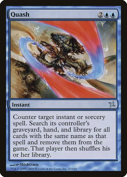 Quash, Magic card BOK 47 — Betrayers of Kamigawa set