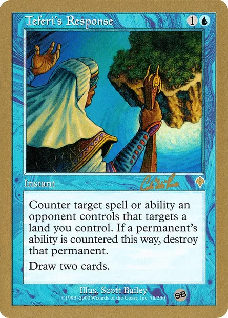 Teferi's Response, Magic card WC02 cr78sb — World Championship Decks 2002 set