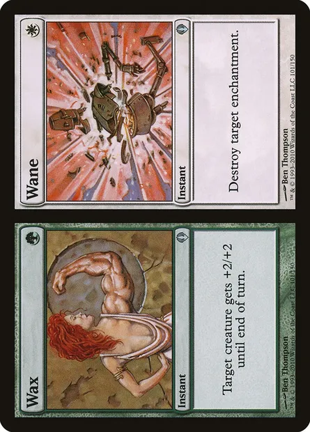 Wax // Wane, carte Magic ARC 101 — extension Archenemy