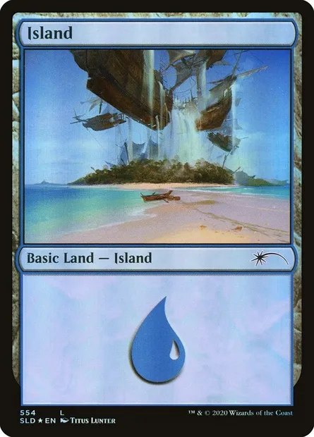 Île, carte Magic SLD 554 — extension Secret Lair Drop