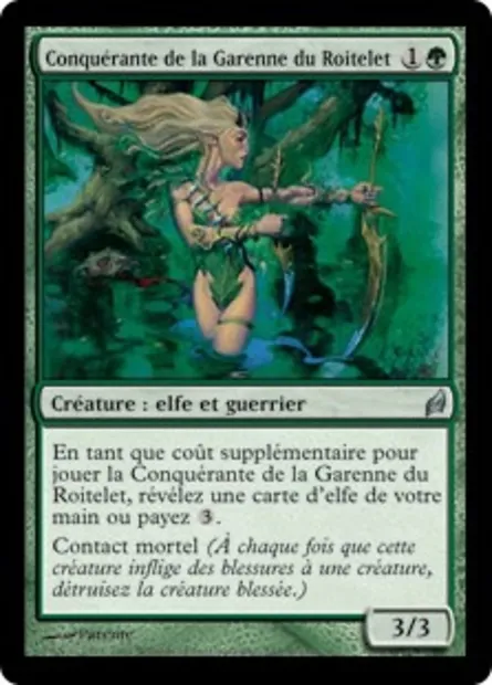 Conquérante de la Garenne du Roitelet, carte Magic LRW 245 — extension Lorwyn