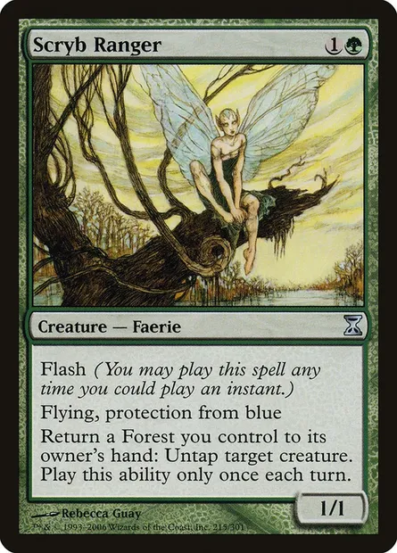 Scryb Ranger, Magic card TSP 215 — Time Spiral set