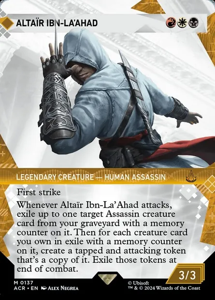 Altaïr Ibn-La'Ahad, Magic card ACR 137 — Assassin's Creed set