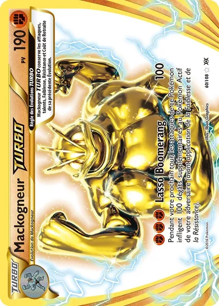 Mackogneur TURBO, carte Pokémon EVO 60 — extension Évolutions