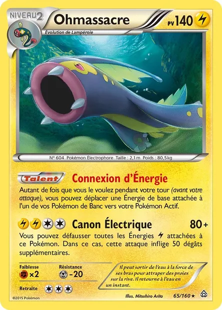 Ohmassacre, carte Pokémon PRC 65 — extension Primo-Choc