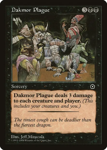 Dakmor Plague, Magic card P02 69 — Portal Second Age set