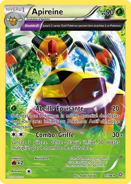 Apireine, carte Pokémon AOR 11 — extension Origines Antiques