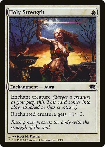 Holy Strength, Magic card 9ED 19★ — Ninth Edition set