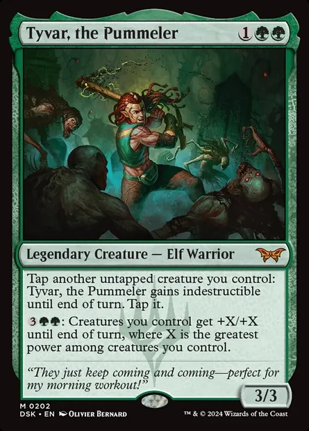 Tyvar, the Pummeler, Magic card DSK 202 — Duskmourn: House of Horror set