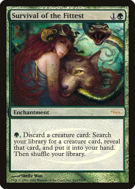 Survie du plus apte, carte Magic G09 4 — extension Judge Gift Cards 2009