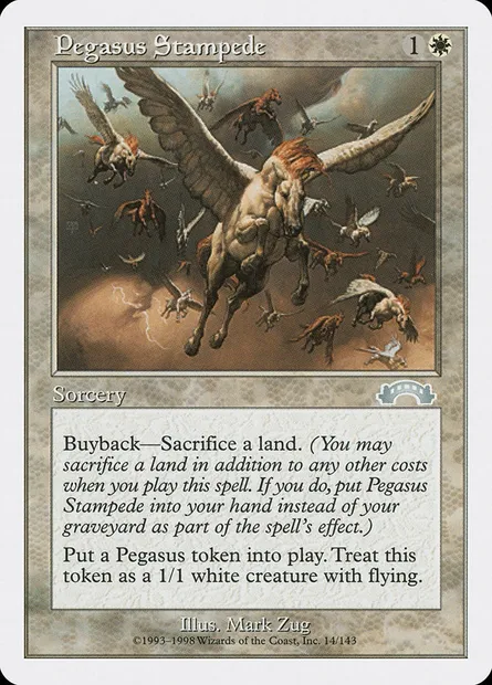 Pegasus Stampede, Magic card ATH 12 — Anthologies set