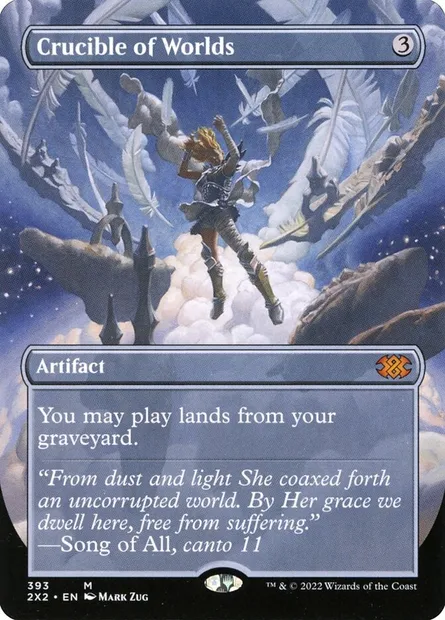 Crucible of Worlds, Magic card 2X2 393 — Double Masters 2022 set