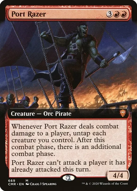 Port Razer, Magic card CMR 669 — Commander Legends set