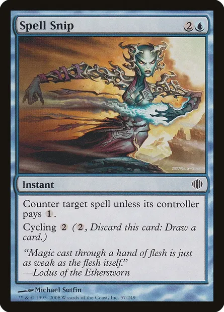 Spell Snip, Magic card ALA 57 — Shards of Alara set