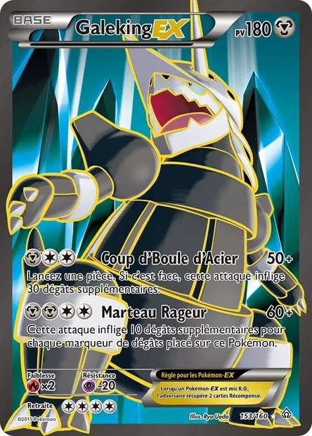 Galeking EX, carte Pokémon PRC 153 — extension Primo-Choc