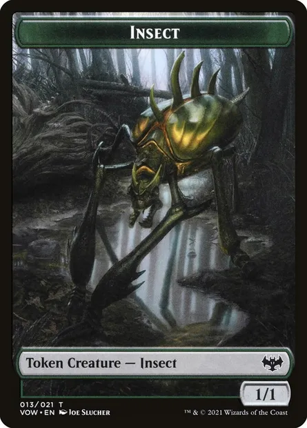 Insect, carte Magic TVOW 13 — extension Innistrad: Crimson Vow Tokens