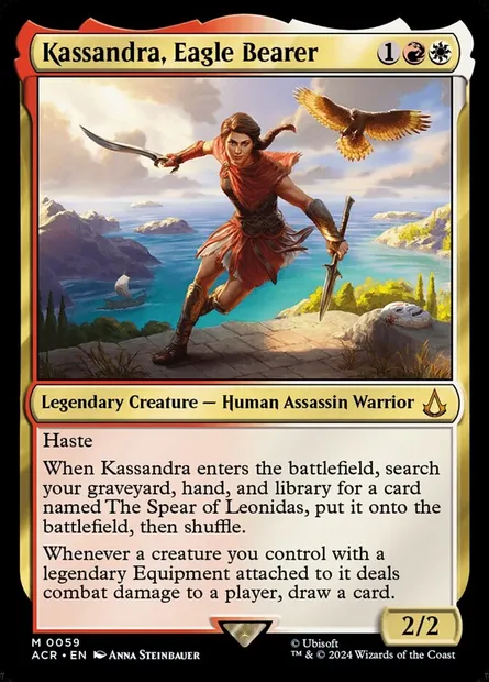 Kassandra, Eagle Bearer, Magic card ACR 59 — Assassin's Creed set