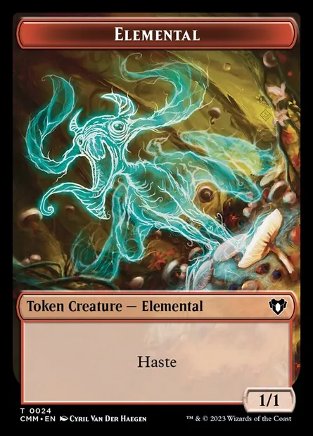 Elemental, Magic card TCMM 24 — Commander Masters Tokens set