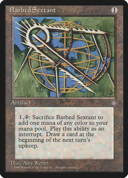 Barbed Sextant, Magic card ICE 312 — Ice Age set