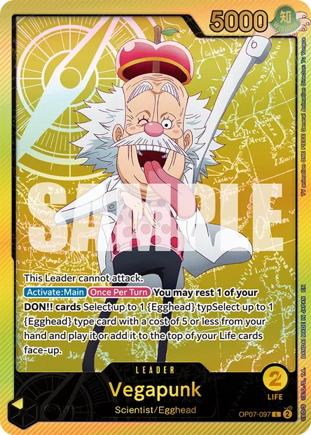 Végapunk, carte One Piece OP07-097 — extension 500 YEARS IN THE FUTURE